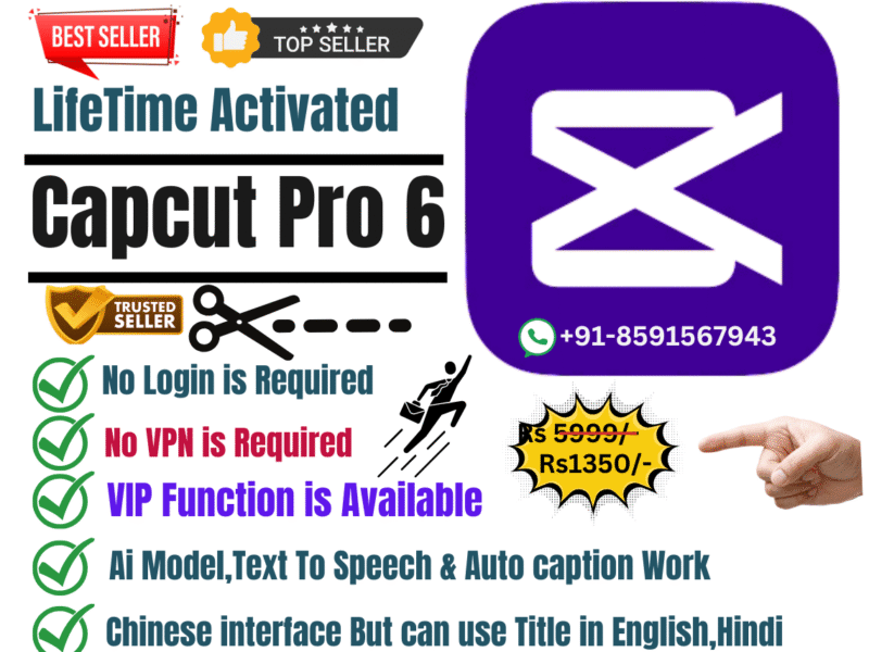 CapCut Pro 6 LifeTime Activated