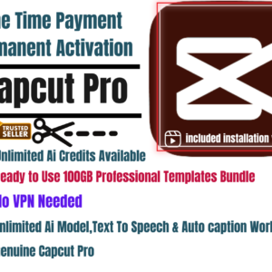 CapCut Pro AI Unlimited Credits 100GB Templates Lifetime 01