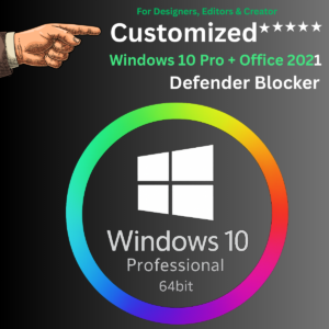 Customized Windows 10 Pro for Designers Editors Creator