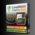 CorelDRAW Graphics Suite 2026 interface showing vector design tools and customizable workspaces