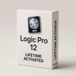 Logic Pro 12 professional music production DAW interface with mixer and arrangement tools for macOS