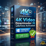 4K Video Downloader software interface showing YouTube download options