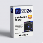Adobe Photoshop 2026 professional design software interface with photo editing tools layers panel and graphic design features for macOS